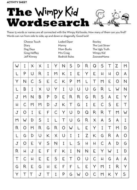 Afbeeldingsresultaten voor Popular Films Word Search Answer Key
