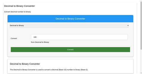 Image result for 2 Decimal to Binary