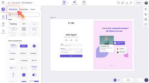 Knowledge Library UI に対する画像結果