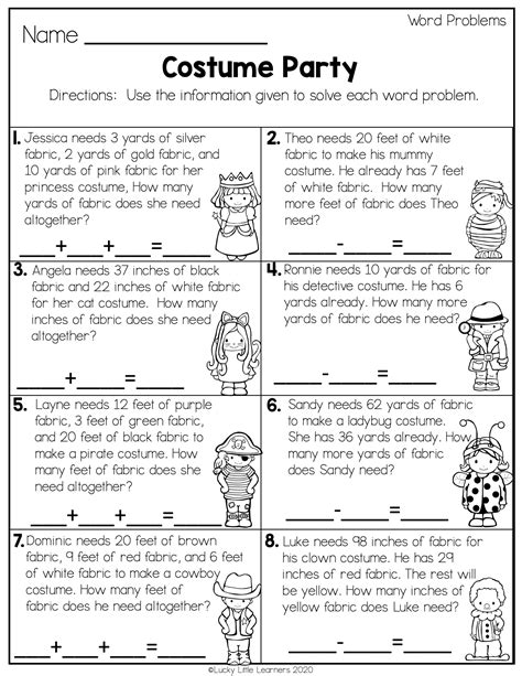 Image result for Free Printable Math Problems for 2nd Graders