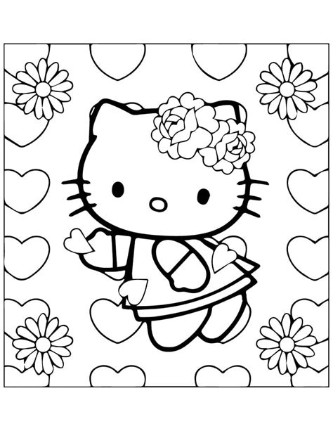 Image result for Fun Hello Kitty Coloring Pages