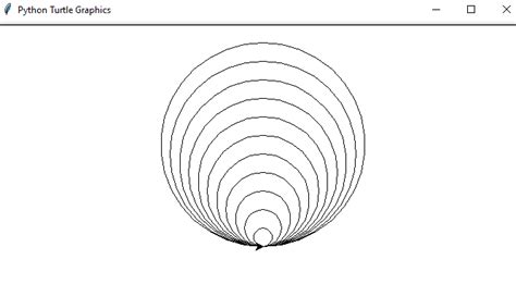 Toradh íomhá ar How to Draw Circle in Python Turtle