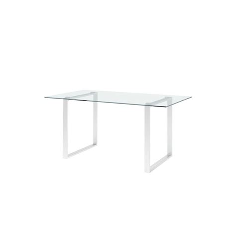 Image result for Rectangular Bar Height Glass Dining Table
