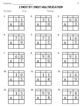 Multiplication 2-Digit Grid に対する画像結果