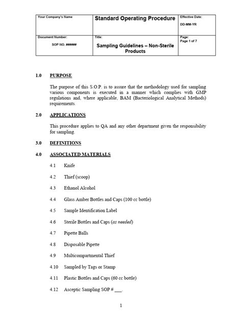 Afbeeldingsresultaten voor SOP Sampling Procedure of Routine Sample