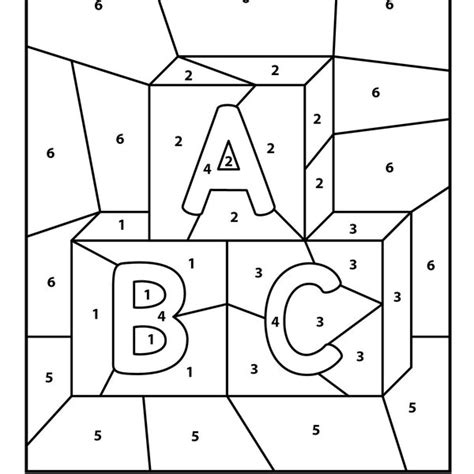 Image result for Color Number Blocks