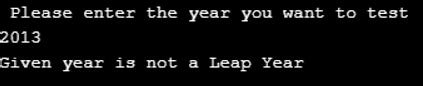 Image result for Java Program to Check Leap Year