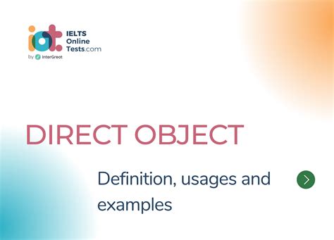 Image result for What Is a Direct Object Example
