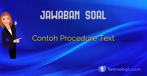 Image result for Judul Procedure Text