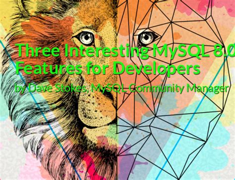 MySQL New Features に対する画像結果