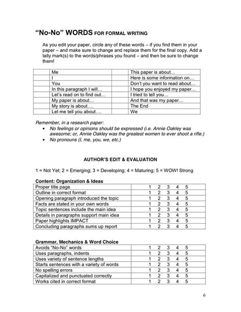 Image result for Research Report Format Example for Grade 6