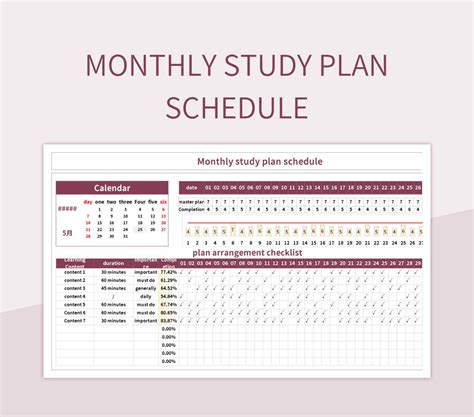 Afbeeldingsresultaten voor Weekly Study Timetable Template Excel