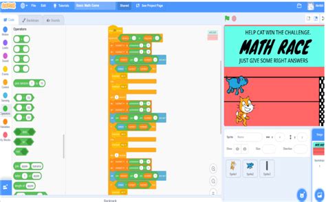 Scratch Math Games Code Easy and Simple に対する画像結果