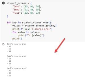 Image result for Loop through Dictionary Python
