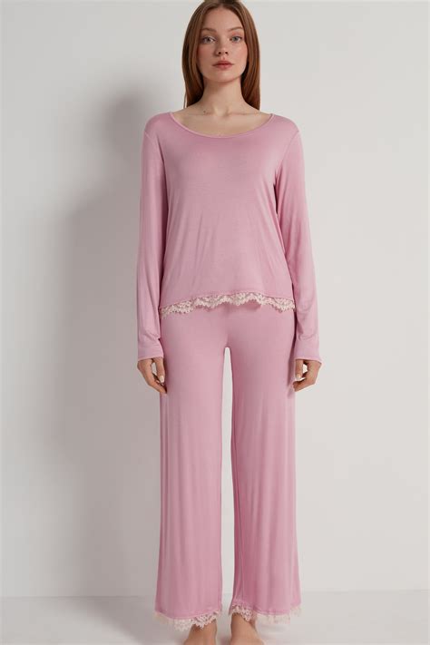 Toradh íomhá ar Ladies Lace Pyjamas