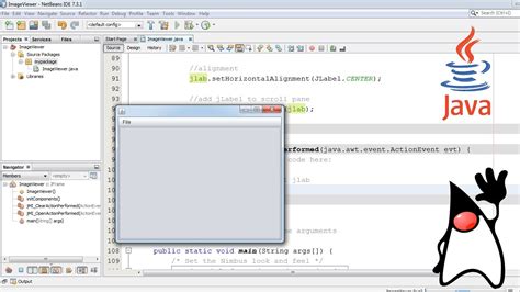 Image Viewer in Java に対する画像結果