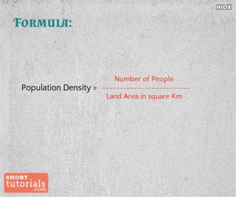 Image result for Population Distribution Formula