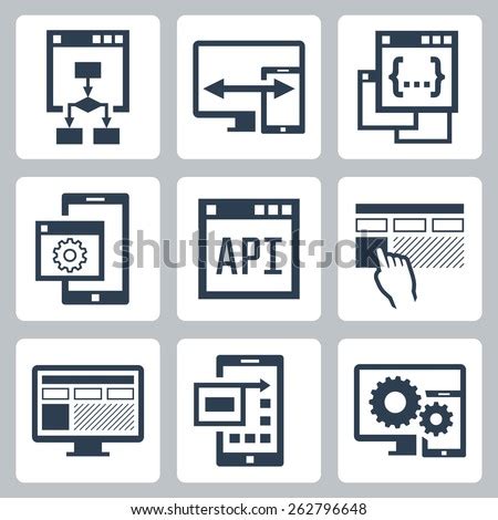 Application Interface Coding Icon 的图像结果