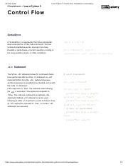 Toradh íomhá ar Control Flow Syntax