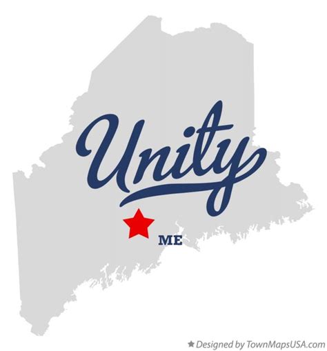 Image result for Unity Maine Map