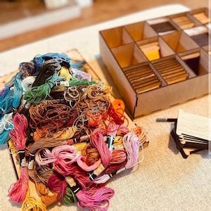 Image result for Embroidery Thread Storage Box