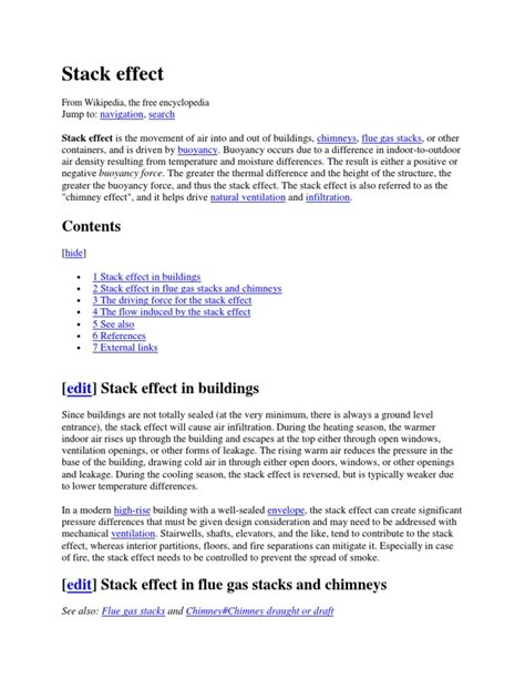 Image result for Stack Effect Principal Vector