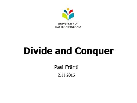 Image result for Divide and Conquer Algorithm in Daa