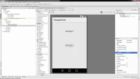 Android Studio Activity に対する画像結果