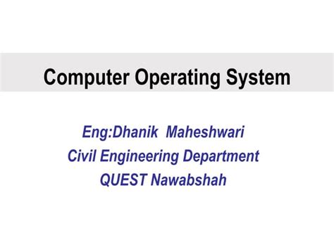 Image result for Types of Computer Operating Systems