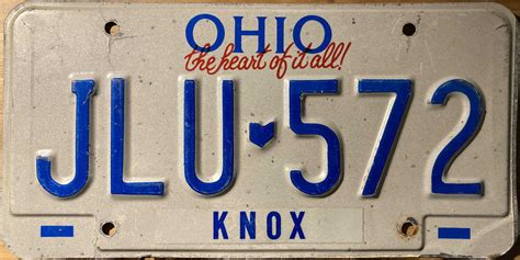 Image result for Ohio License Plate Types