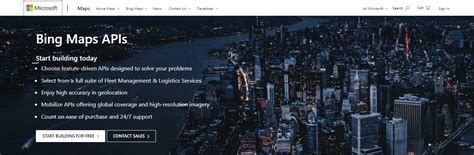 Toradh íomhá ar Bing Maps API Pricing