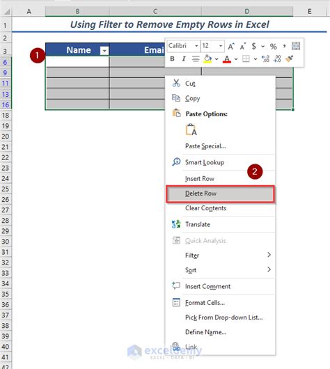 Image result for Excel Remove Empty Rows