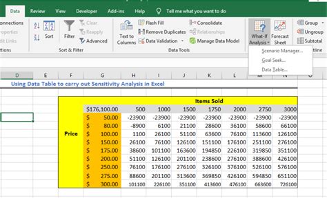 How to Make a Data Table in Excel に対する画像結果
