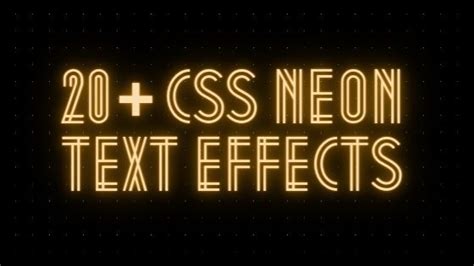 Image result for Neon Text Using CSS Only