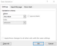 Image result for Data Validation Dialogue