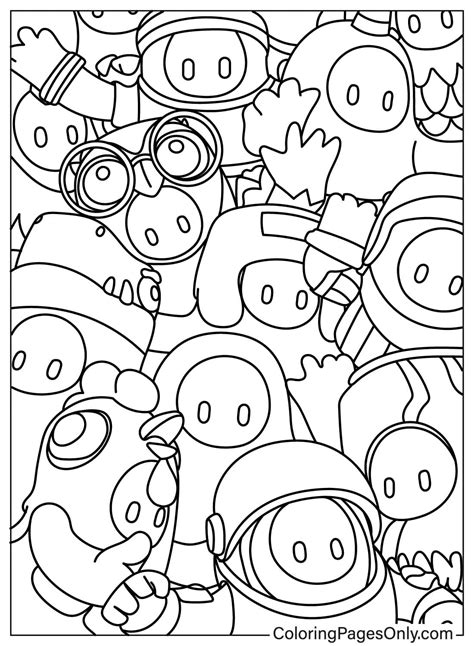 Image result for Fall Guys Coloring Pages