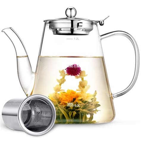 Bildergebnis für Dry-Ice Pellets in a Glass Teapot with Infuser