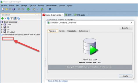 Toradh íomhá ar SQL Developer Connections