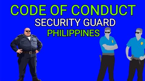 Image result for Code of Conduct Security Guard Tagalog