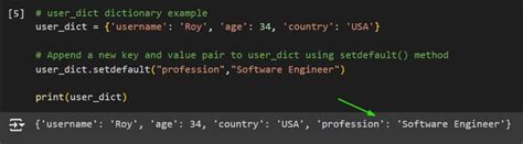 Image result for Appending Dictionary Python
