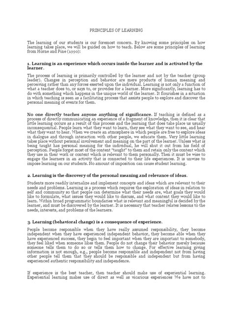 Image result for Principles of Effective Learning