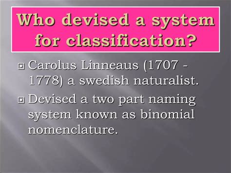 Image result for Taxonomy and Classification PPT