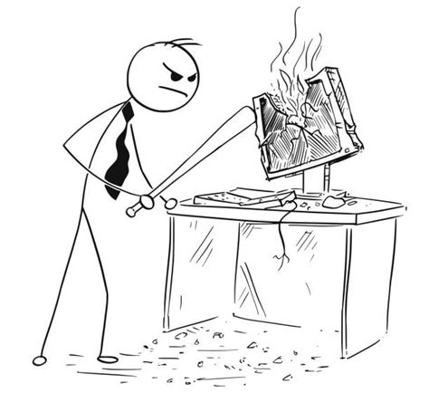 Image result for Smiley-Face Smashing Computer