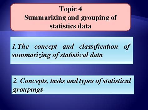 Image result for Statistical Methods for Summarizing Data