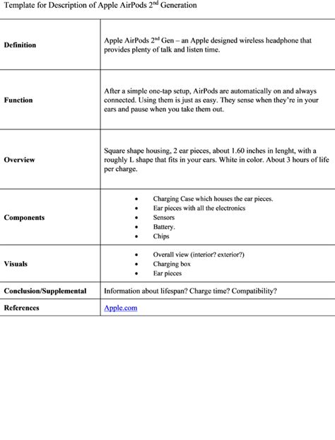 Image result for Technical Description Example Paper