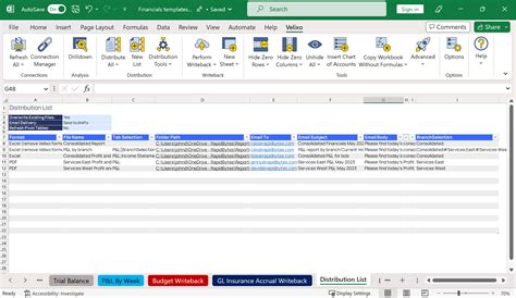 Toradh íomhá ar Report Distribution List