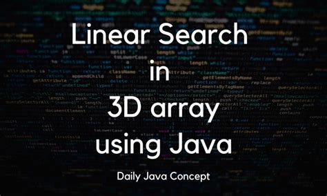 Image result for Linear Search Array Program in Java