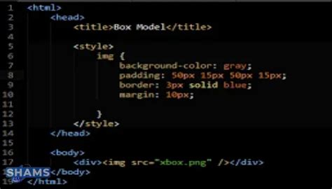 Toradh íomhá ar Writre Box HTML Code