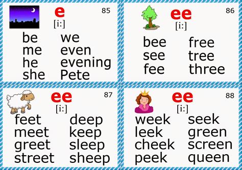 Image result for Long Vowel Ee