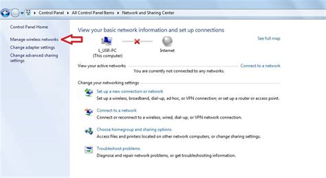Toradh íomhá ar Windows 7 Network Wi-Fi